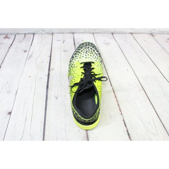 Nike Free 5.0 TR Yellow Nylon Lace Up Running Sneaker Shoes Size 10 - Picture 7 of 9